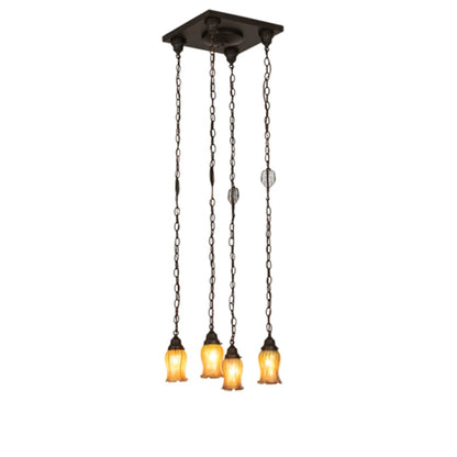 Meyda Tiffany 4 Light 21" Wide Multi Light Pendant