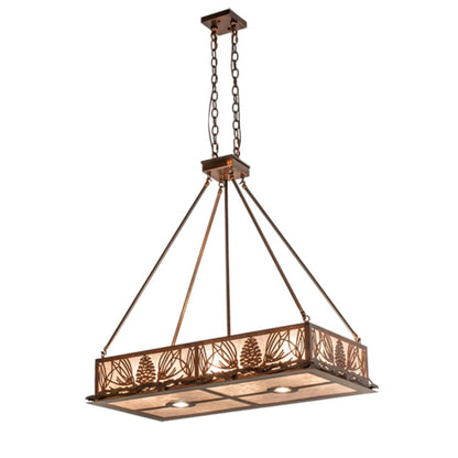Meyda Tiffany 6 Light 36" Wide Linear Pendant