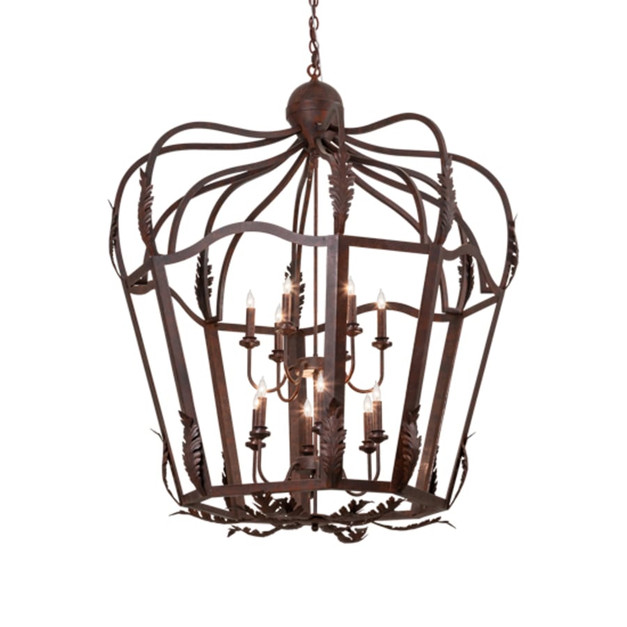 Meyda Tiffany 12 Light 43" Wide Taper Candle Pendant
