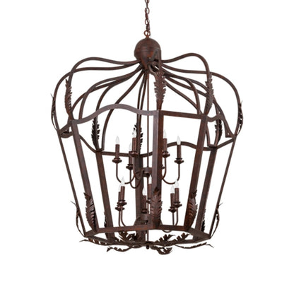 Meyda Tiffany 12 Light 43" Wide Taper Candle Pendant