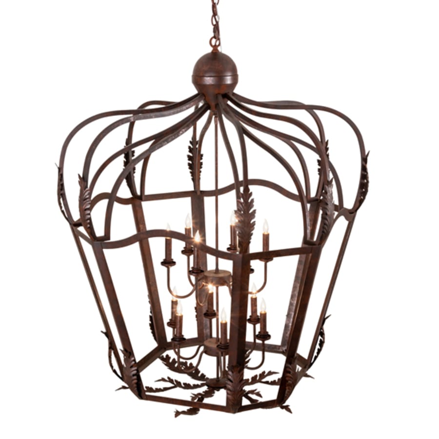 Meyda Tiffany 12 Light 43" Wide Taper Candle Pendant