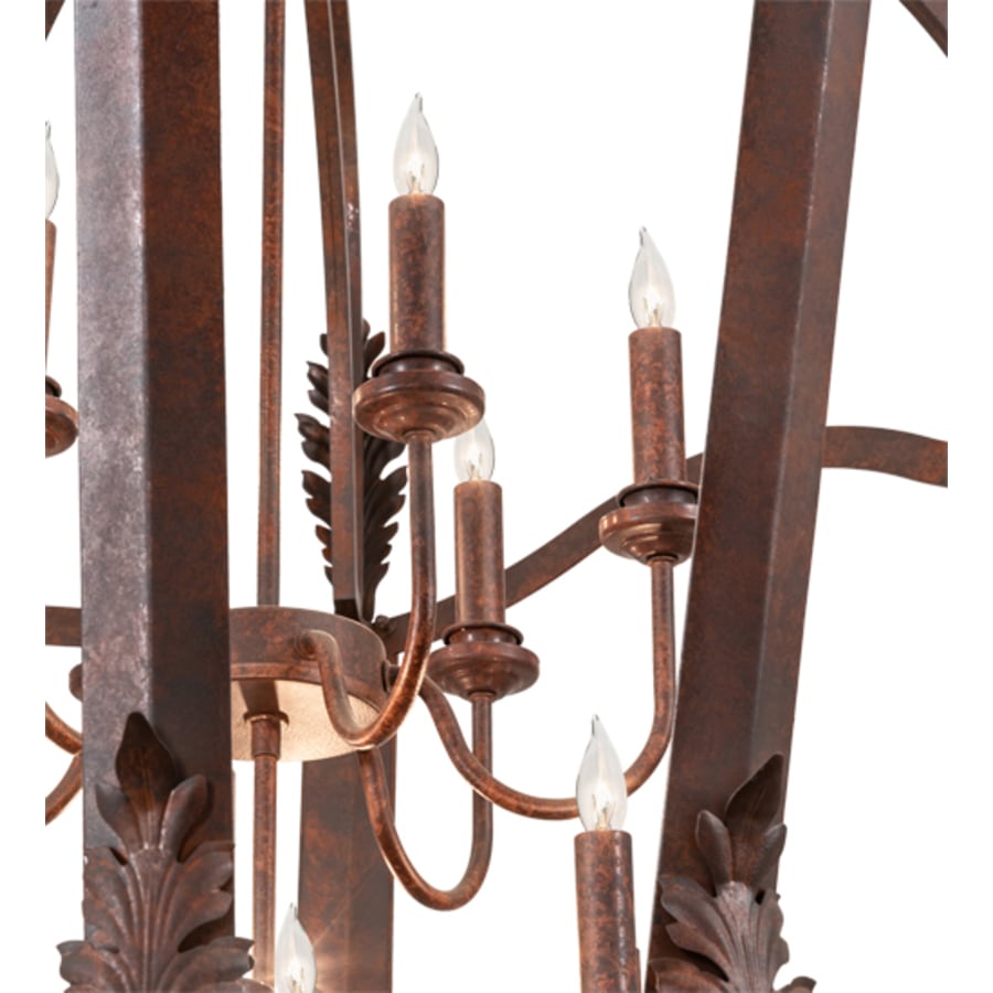 Meyda Tiffany 12 Light 43" Wide Taper Candle Pendant