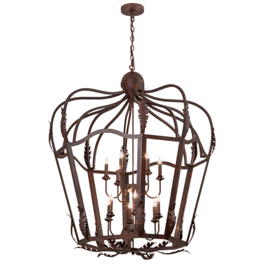 Meyda Tiffany 12 Light 43" Wide Taper Candle Pendant