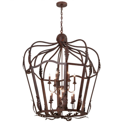 Meyda Tiffany 12 Light 43" Wide Taper Candle Pendant