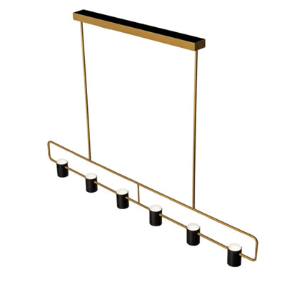 Meyda Tiffany 6 Light 72" Wide Linear Pendant