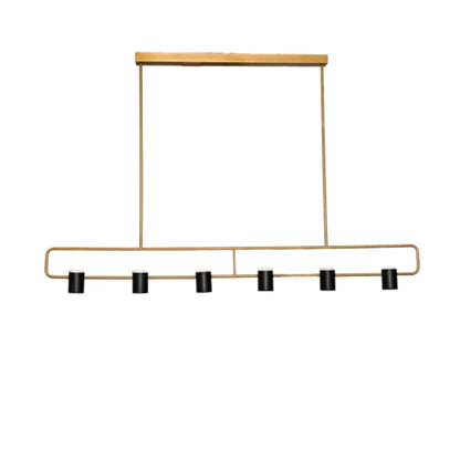 Meyda Tiffany 6 Light 72" Wide Linear Pendant