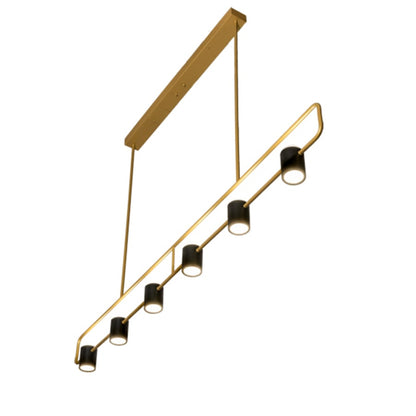 Meyda Tiffany 6 Light 72" Wide Linear Pendant