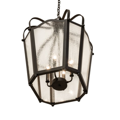 Meyda Tiffany 4 Light 22" Wide Taper Candle Pendant