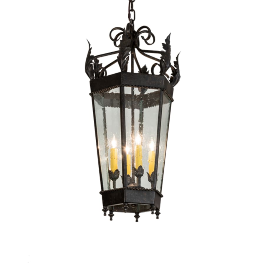 Meyda Tiffany 4 Light 14" Wide Taper Candle Pendant