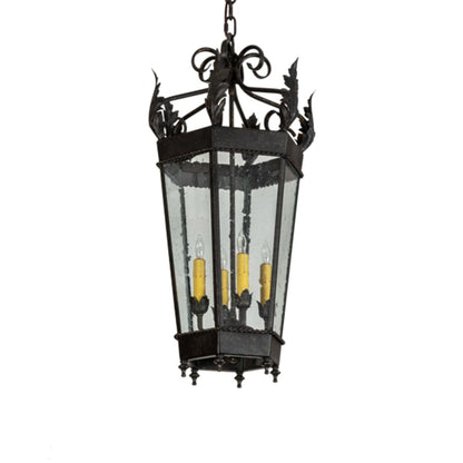 Meyda Tiffany 4 Light 14" Wide Taper Candle Pendant