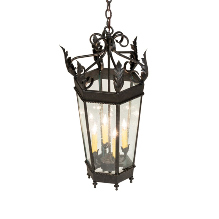 Meyda Tiffany 4 Light 14" Wide Taper Candle Pendant