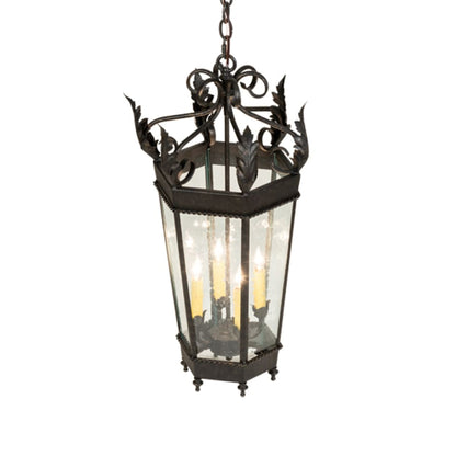 Meyda Tiffany 4 Light 14" Wide Taper Candle Pendant