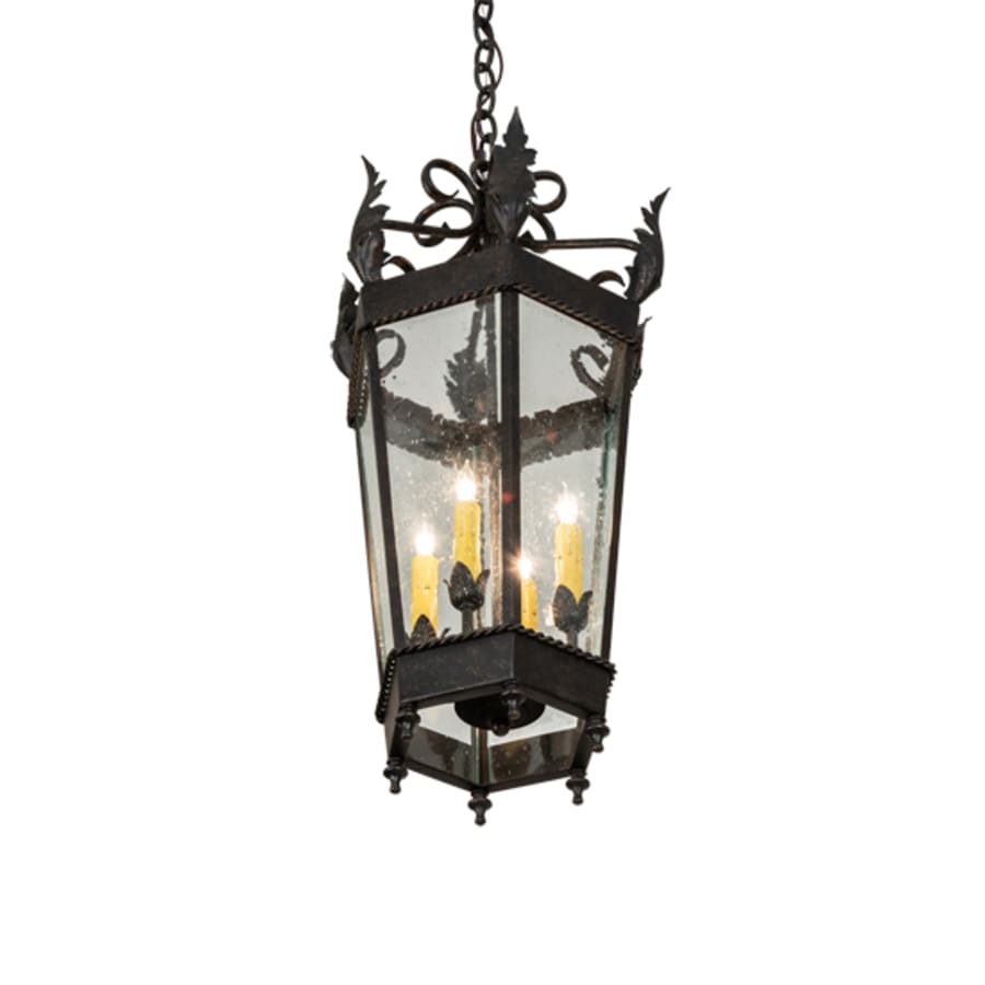 Meyda Tiffany 4 Light 14" Wide Taper Candle Pendant