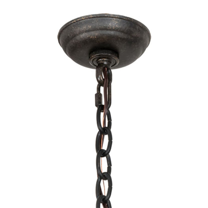 Meyda Tiffany 4 Light 14" Wide Taper Candle Pendant
