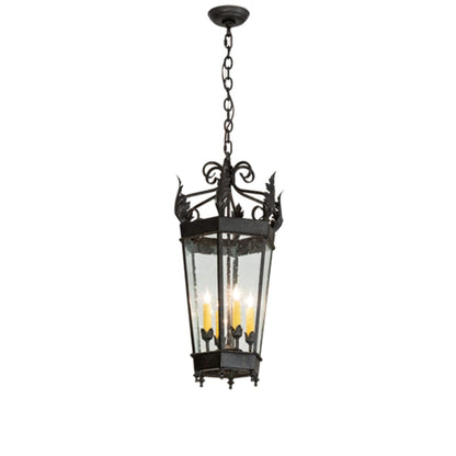 Meyda Tiffany 4 Light 14" Wide Taper Candle Pendant