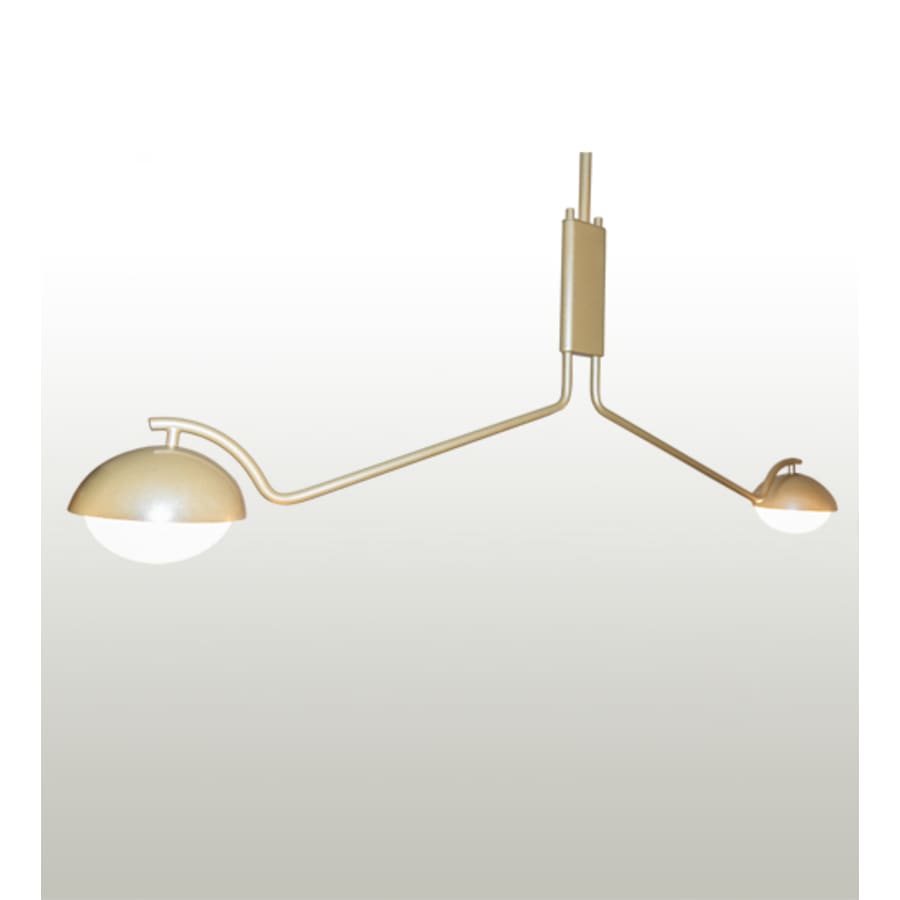 Meyda Tiffany 2 Light 63" Wide Linear Pendant