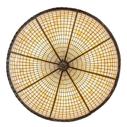 Meyda Tiffany Pinecone 6 Light 42" Wide Semi-Flush Bowl Ceiling Fixture