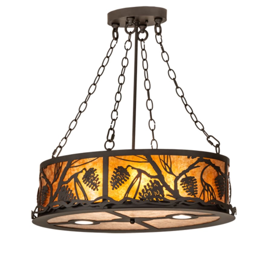 Meyda Tiffany 4 Light 18" Wide Abstract Pendant
