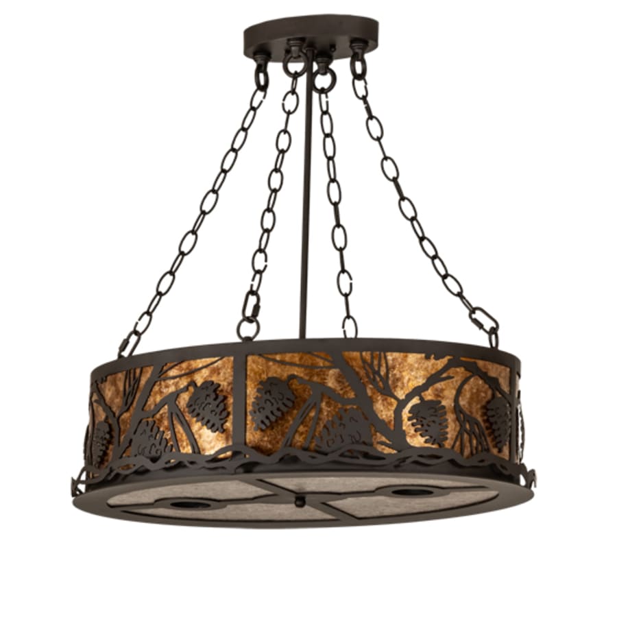 Meyda Tiffany 4 Light 18" Wide Abstract Pendant