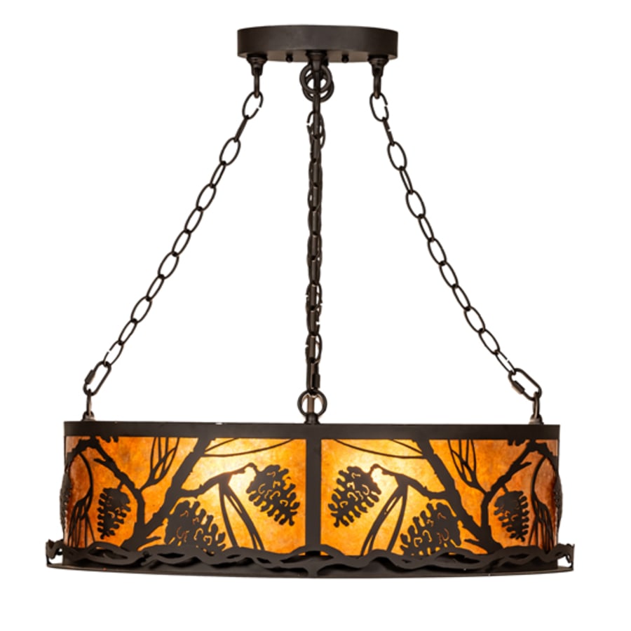 Meyda Tiffany 4 Light 18" Wide Abstract Pendant
