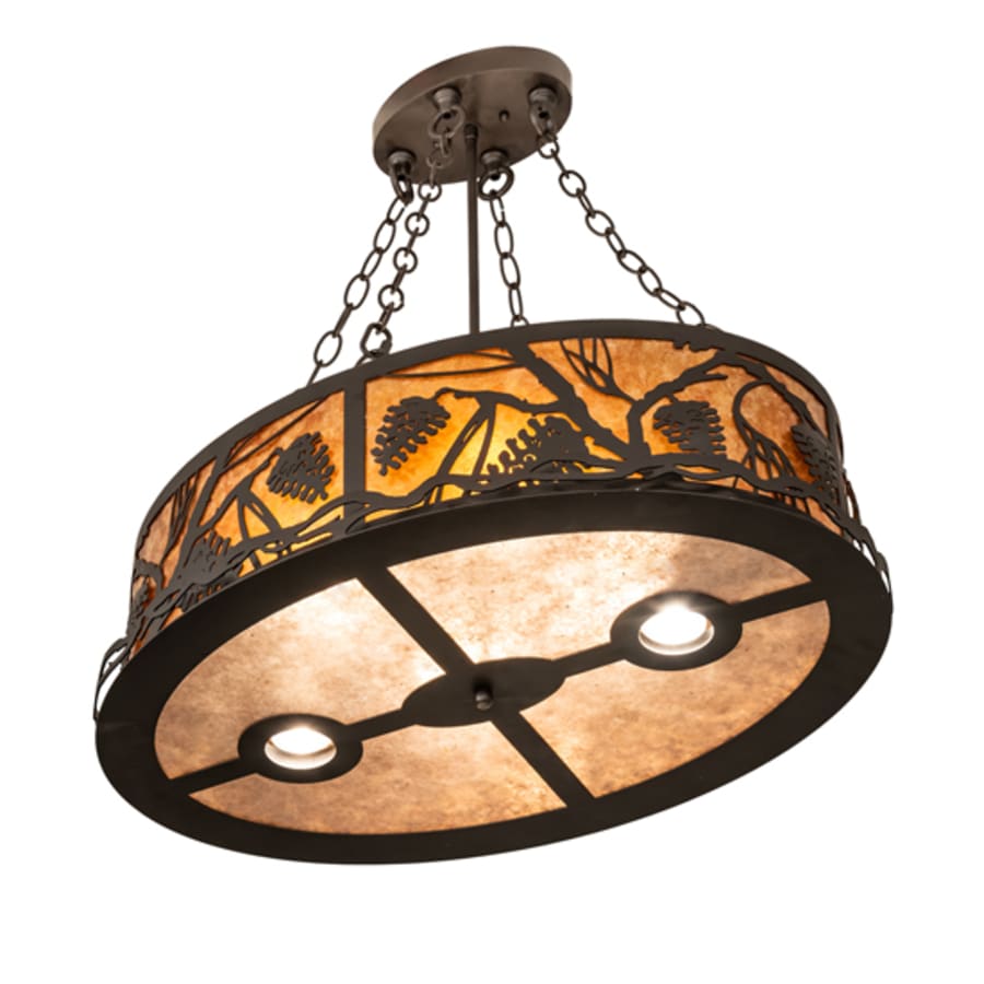 Meyda Tiffany 4 Light 18" Wide Abstract Pendant