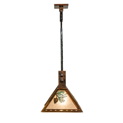 Meyda Tiffany 3 Light 45" Wide Abstract Linear Pendant