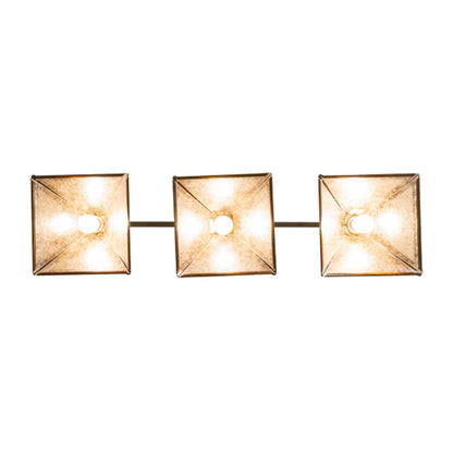 Meyda Tiffany 3 Light 45" Wide Abstract Linear Pendant