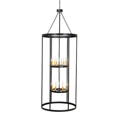Meyda Tiffany 12 Light 36" Wide Taper Candle Pendant