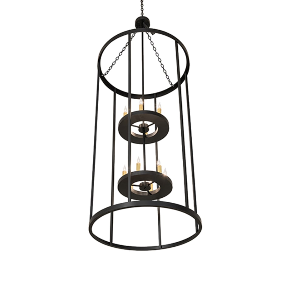 Meyda Tiffany 12 Light 36" Wide Taper Candle Pendant
