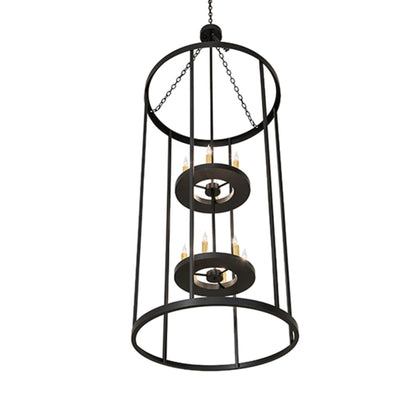 Meyda Tiffany 12 Light 36" Wide Taper Candle Pendant