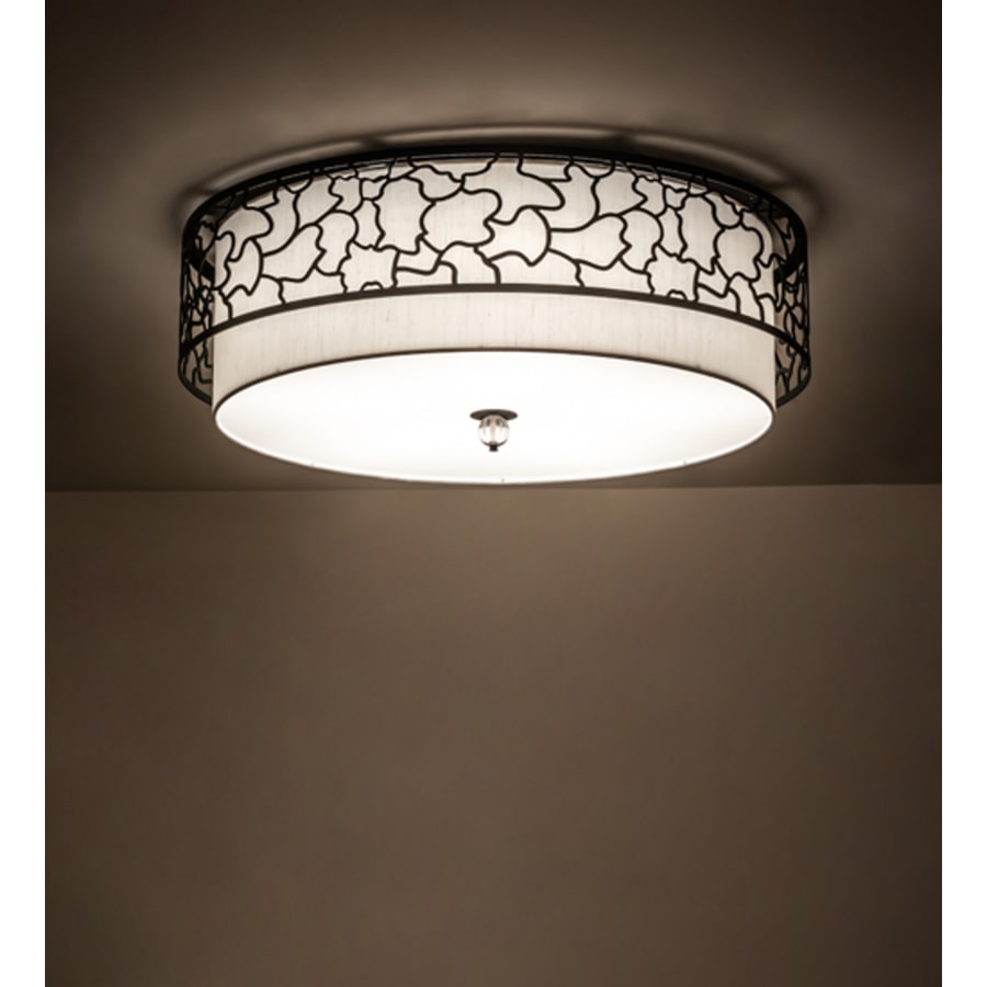 Meyda Tiffany Deserto Seco 36" Wide LED Flush Mount Drum Ceiling Fixture