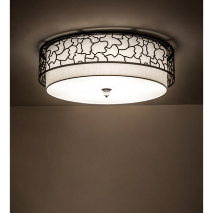 Meyda Tiffany Deserto Seco 36" Wide LED Flush Mount Drum Ceiling Fixture