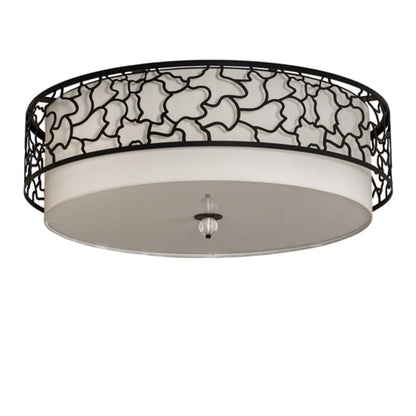 Meyda Tiffany Deserto Seco 36" Wide LED Flush Mount Drum Ceiling Fixture