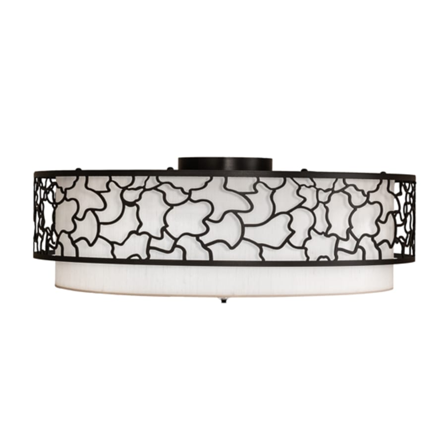Meyda Tiffany Deserto Seco 36" Wide LED Flush Mount Drum Ceiling Fixture