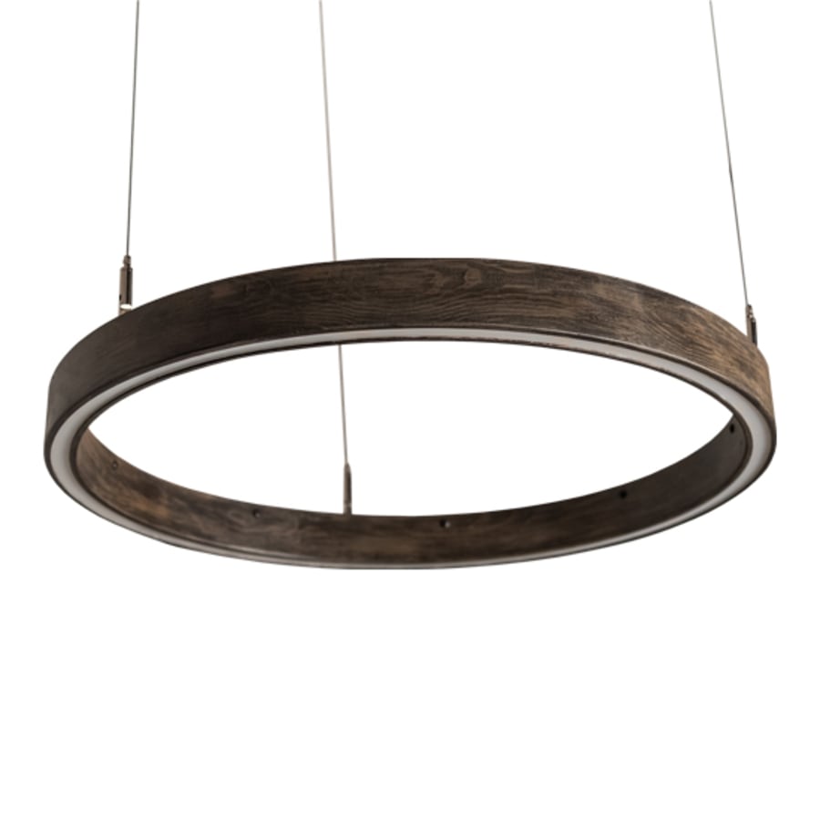 Meyda Tiffany 24" Wide Wood Pendant
