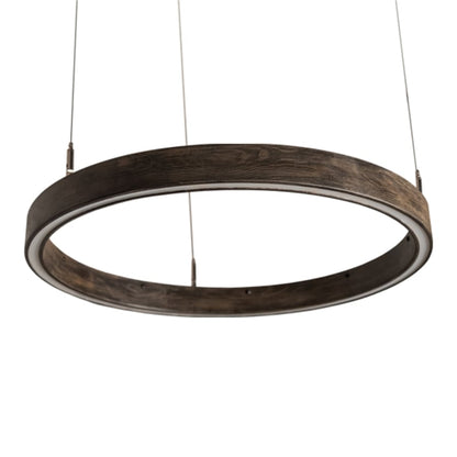Meyda Tiffany 24" Wide Wood Pendant