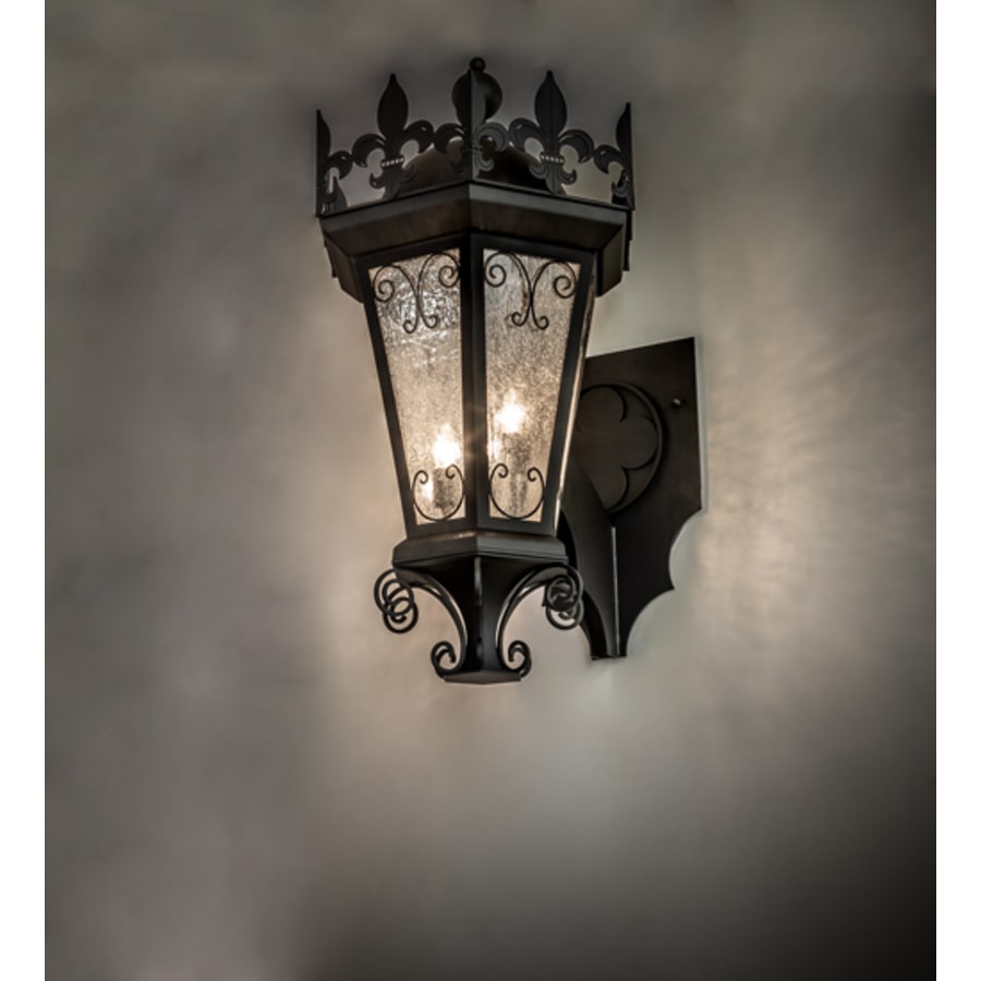 Meyda Tiffany Chaumont 3 Light 37" Tall Wall Sconce