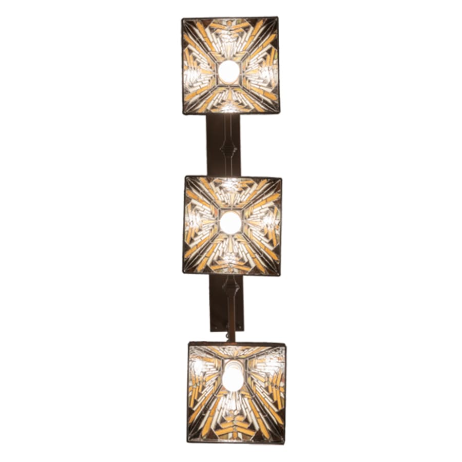 Meyda Tiffany 3 Light 48" Wide Linear Pendant