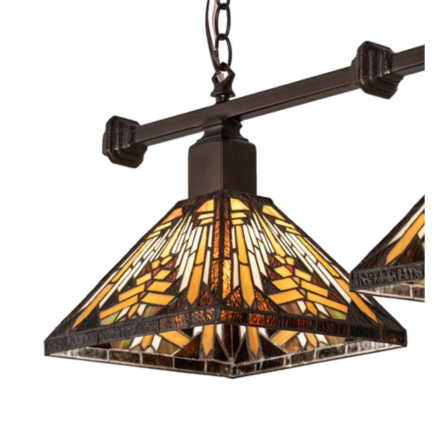 Meyda Tiffany 3 Light 48" Wide Linear Pendant