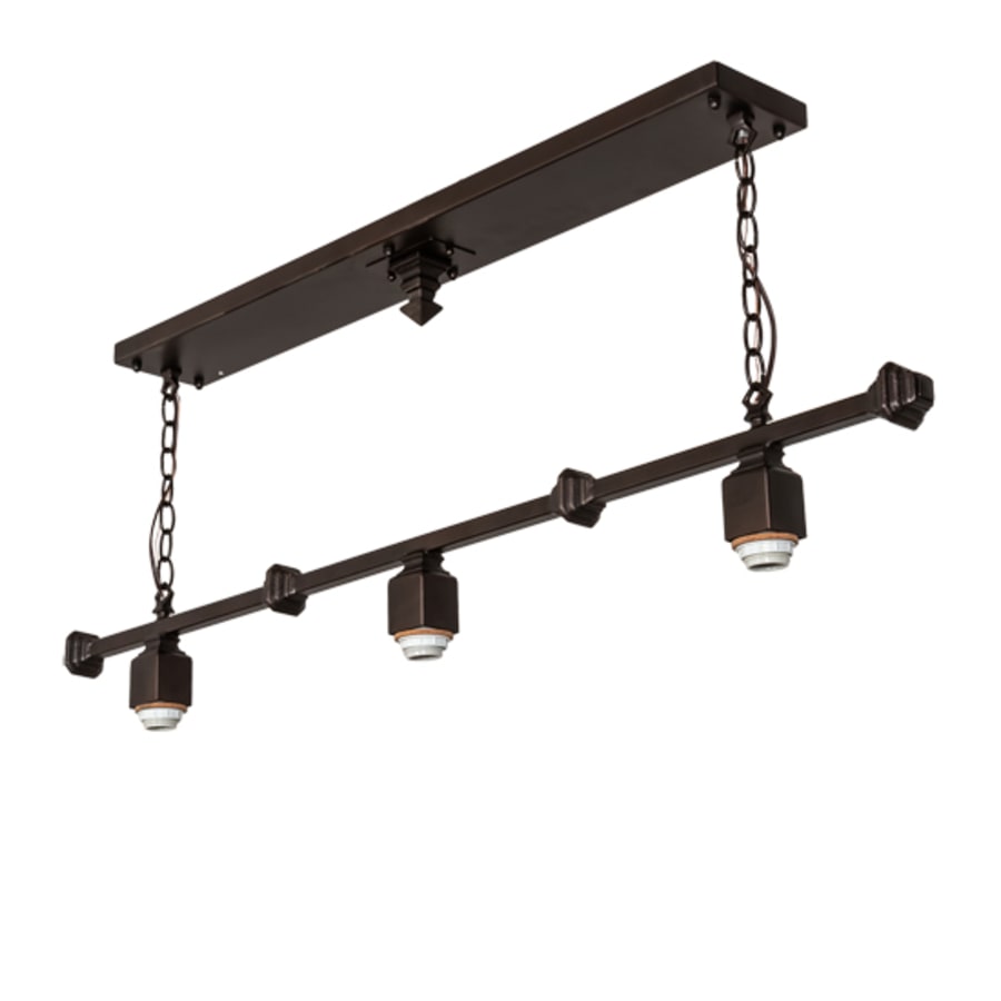 Meyda Tiffany 3 Light 48" Wide Linear Pendant