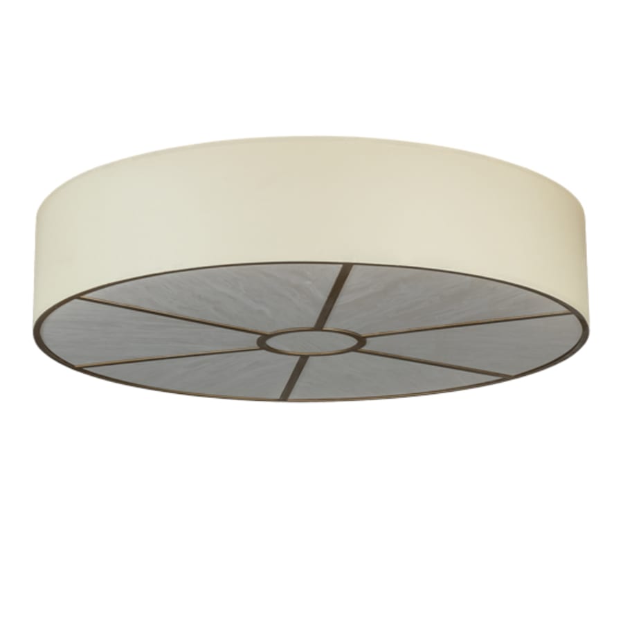 Meyda Tiffany Cilindro 8 Light 48" Wide Semi-Flush Drum Ceiling Fixture - Antique Finish