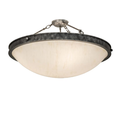 Meyda Tiffany Dionne 3 Light 31" Wide Semi-Flush Bowl Ceiling Fixture