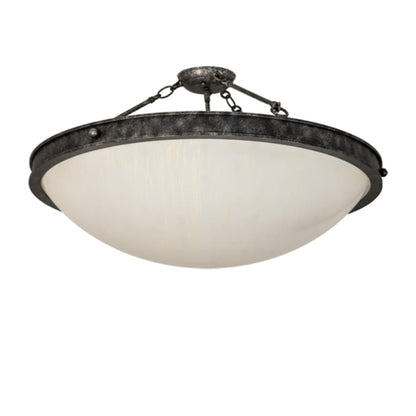 Meyda Tiffany Dionne 3 Light 31" Wide Semi-Flush Bowl Ceiling Fixture