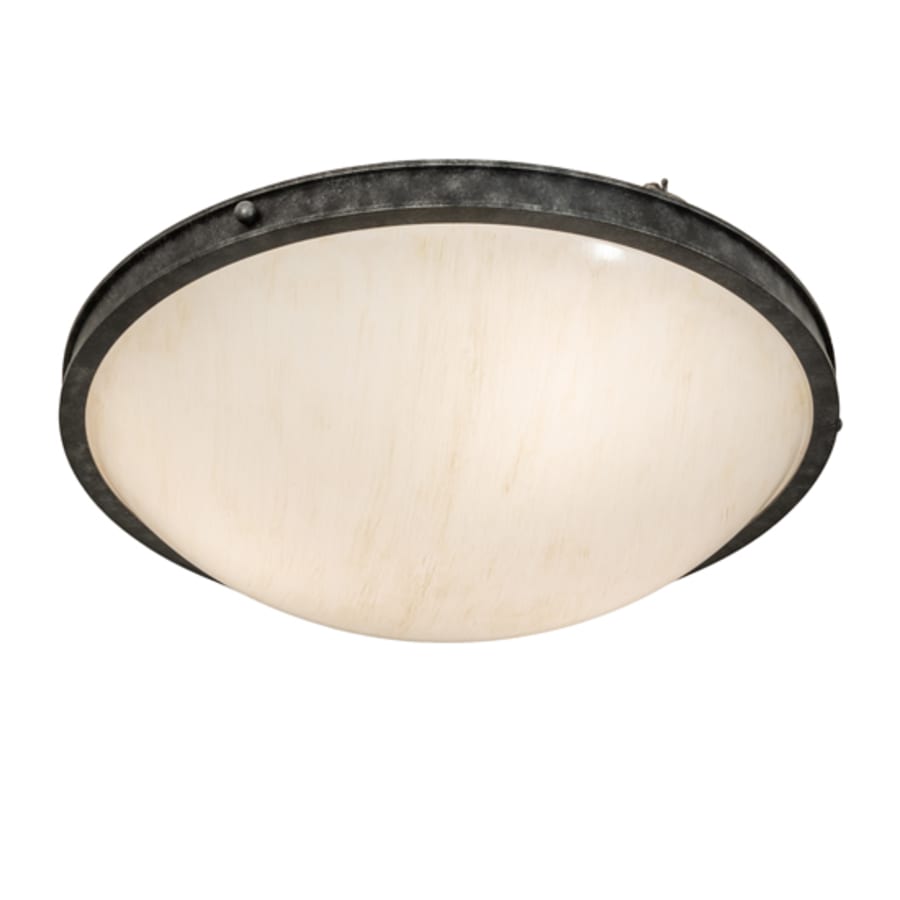 Meyda Tiffany Dionne 3 Light 31" Wide Semi-Flush Bowl Ceiling Fixture