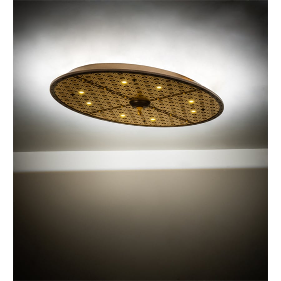 Meyda Tiffany Geometrik 48" Wide LED Flush Mount Ceiling Fixture