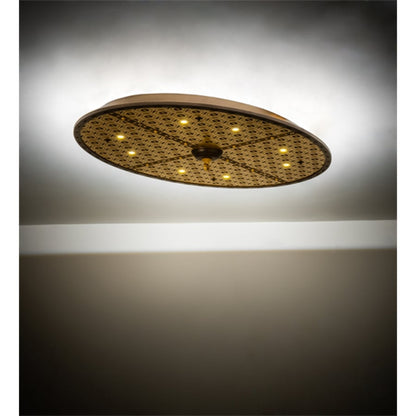 Meyda Tiffany Geometrik 48" Wide LED Flush Mount Ceiling Fixture