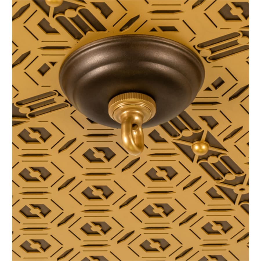 Meyda Tiffany Geometrik 48" Wide LED Flush Mount Ceiling Fixture