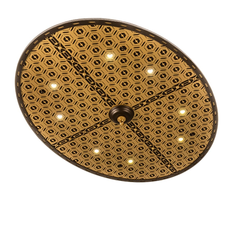 Meyda Tiffany Geometrik 48" Wide LED Flush Mount Ceiling Fixture