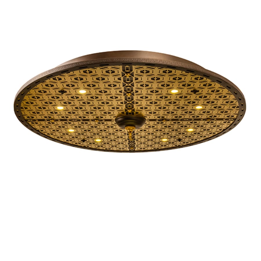 Meyda Tiffany Geometrik 48" Wide LED Flush Mount Ceiling Fixture