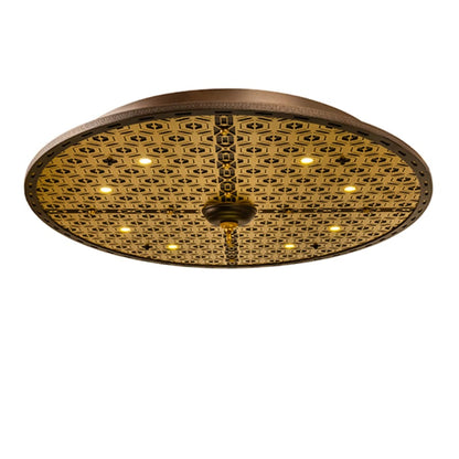 Meyda Tiffany Geometrik 48" Wide LED Flush Mount Ceiling Fixture